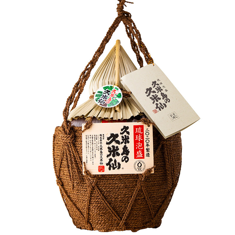 棕櫚巻3升壷 43度 5,400ml（オリジナル木札付） – 久米島の久米